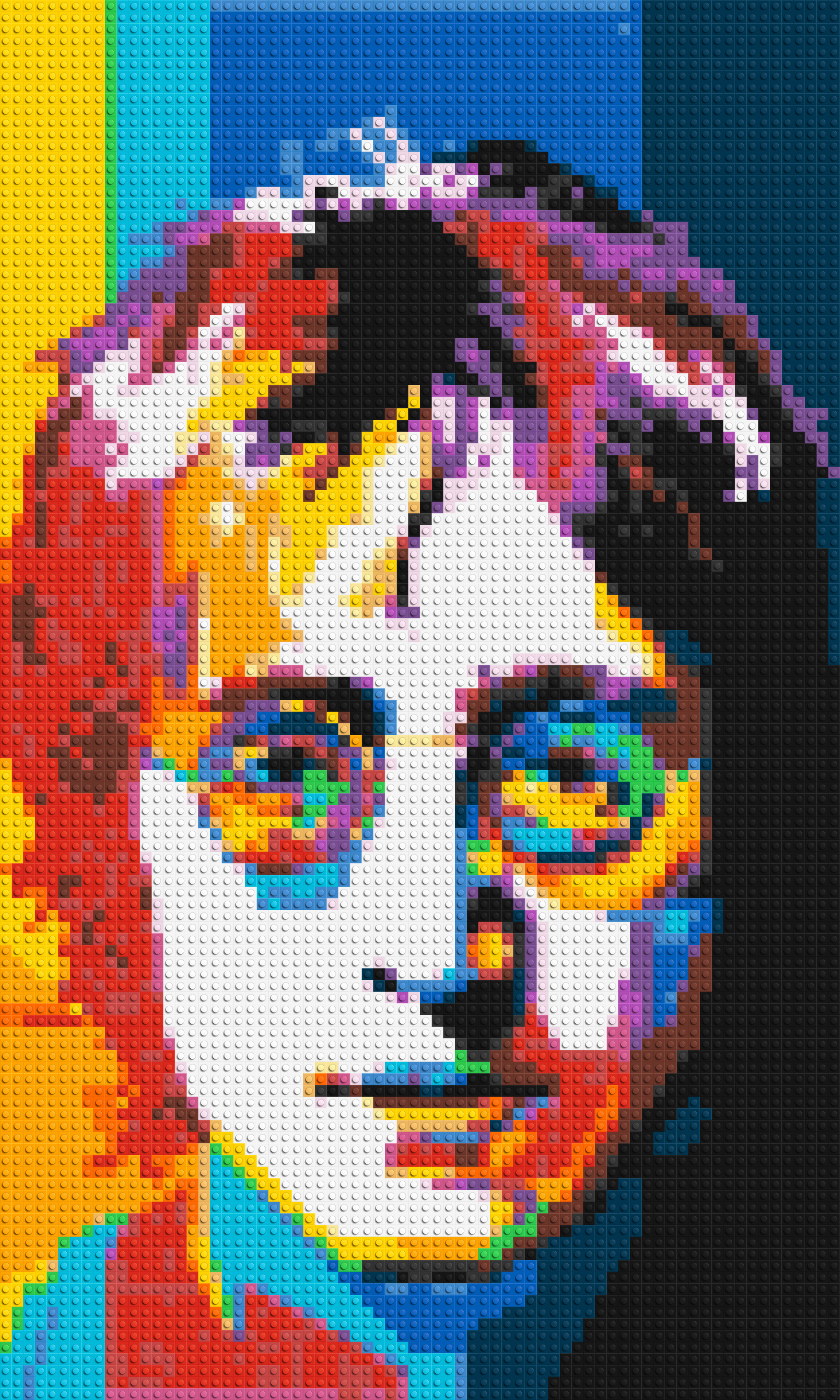 John Lennon - Brick Art Mosaic Kit 3x5 large