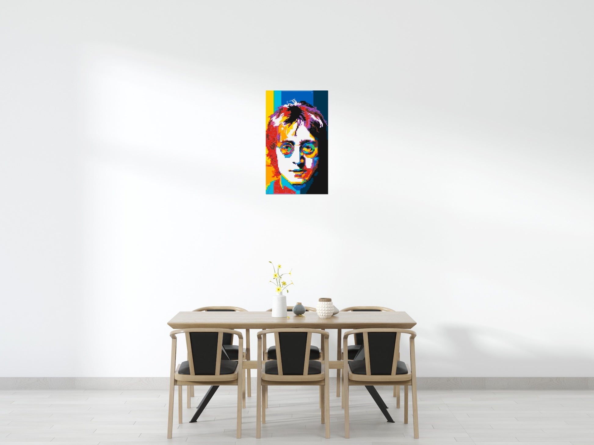 John Lennon - Brick Art Mosaic Kit 3x5 scene