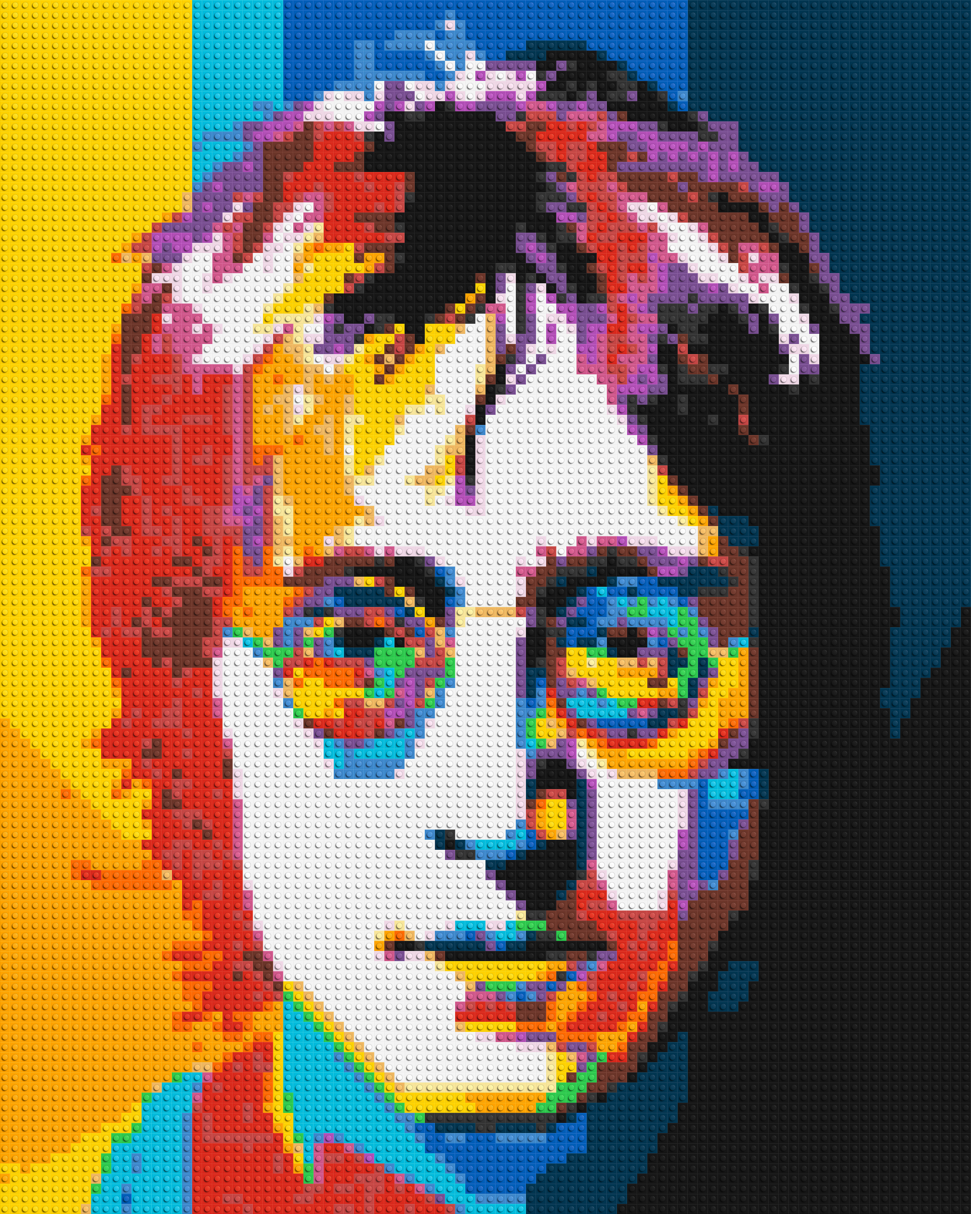 John Lennon - Brick Art Mosaic Kit 4x5 large