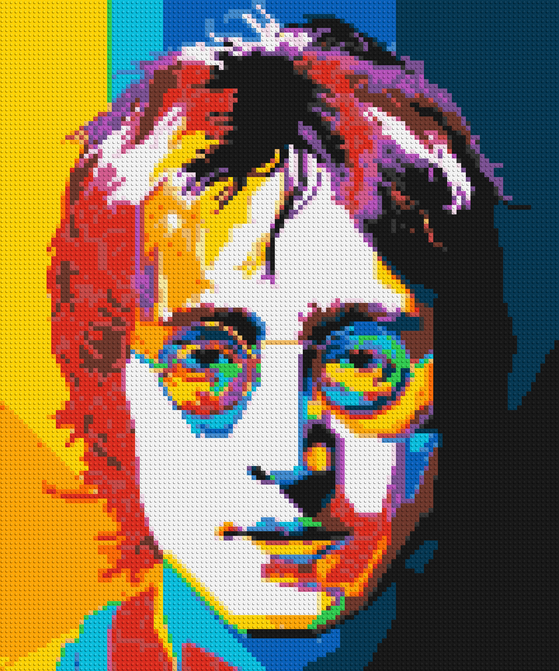 John Lennon - Brick Art Mosaic Kit 5x6 large