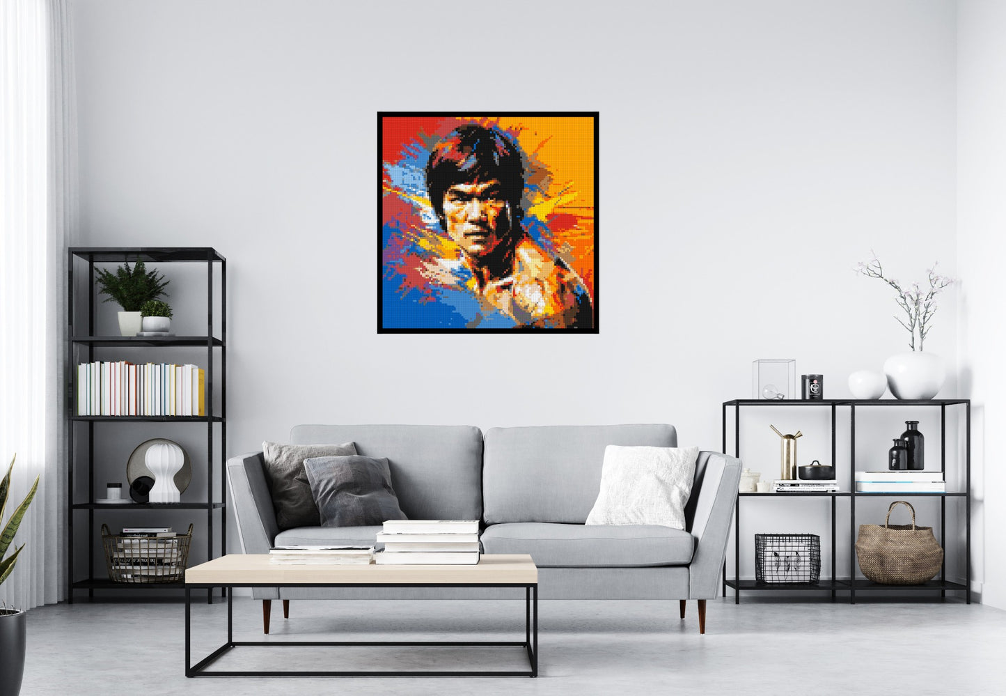 Bruce Lee - Brick Art Mosaic Kit 5x5 large