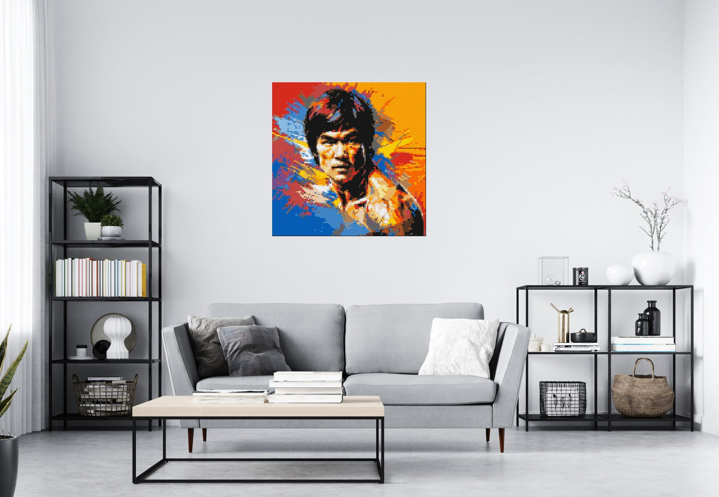 Bruce Lee - Brick Art Mosaic Kit 5x5 large