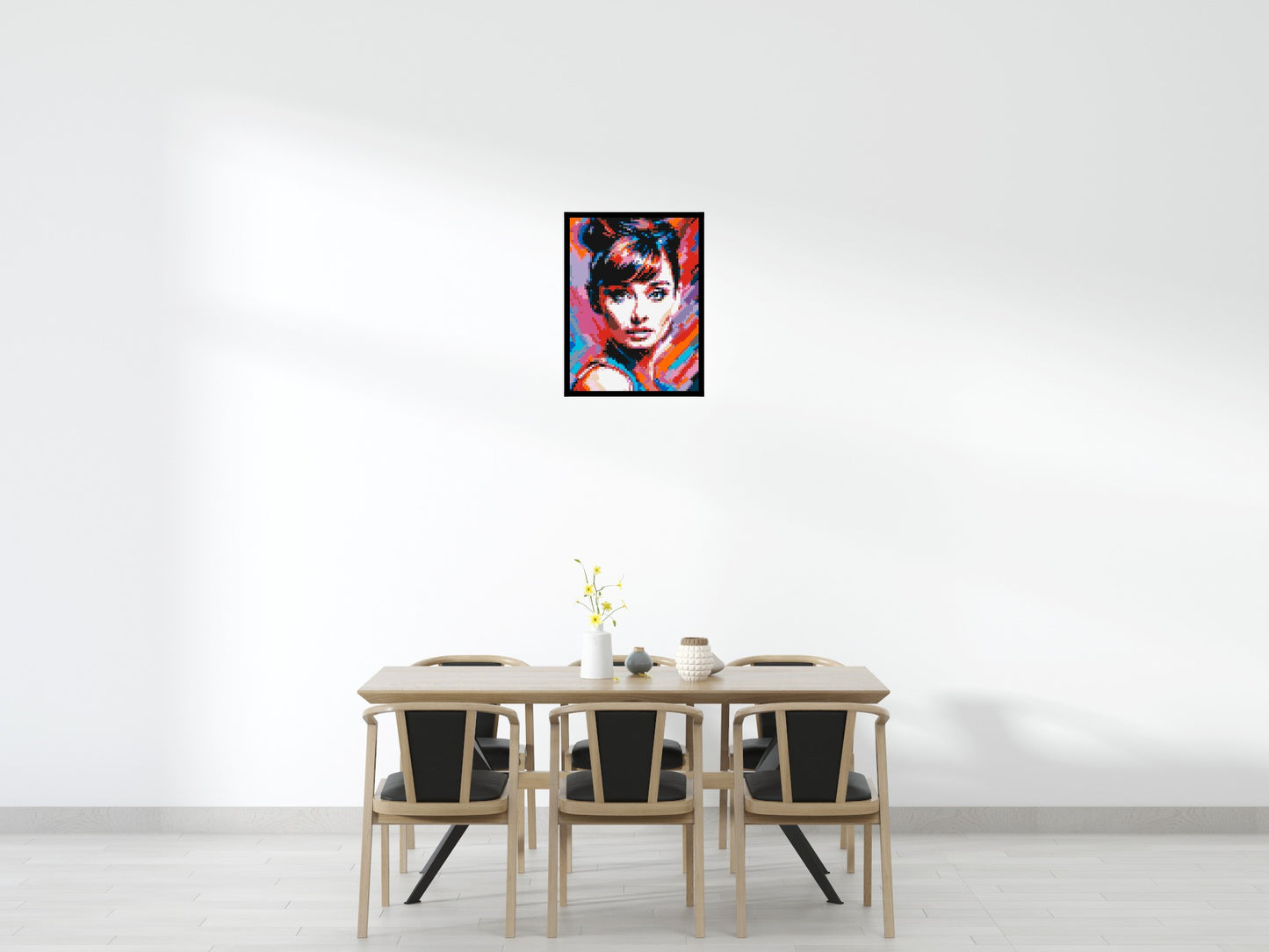 Audrey Hepburn - Brick Art Mosaic Kit 3x4 large