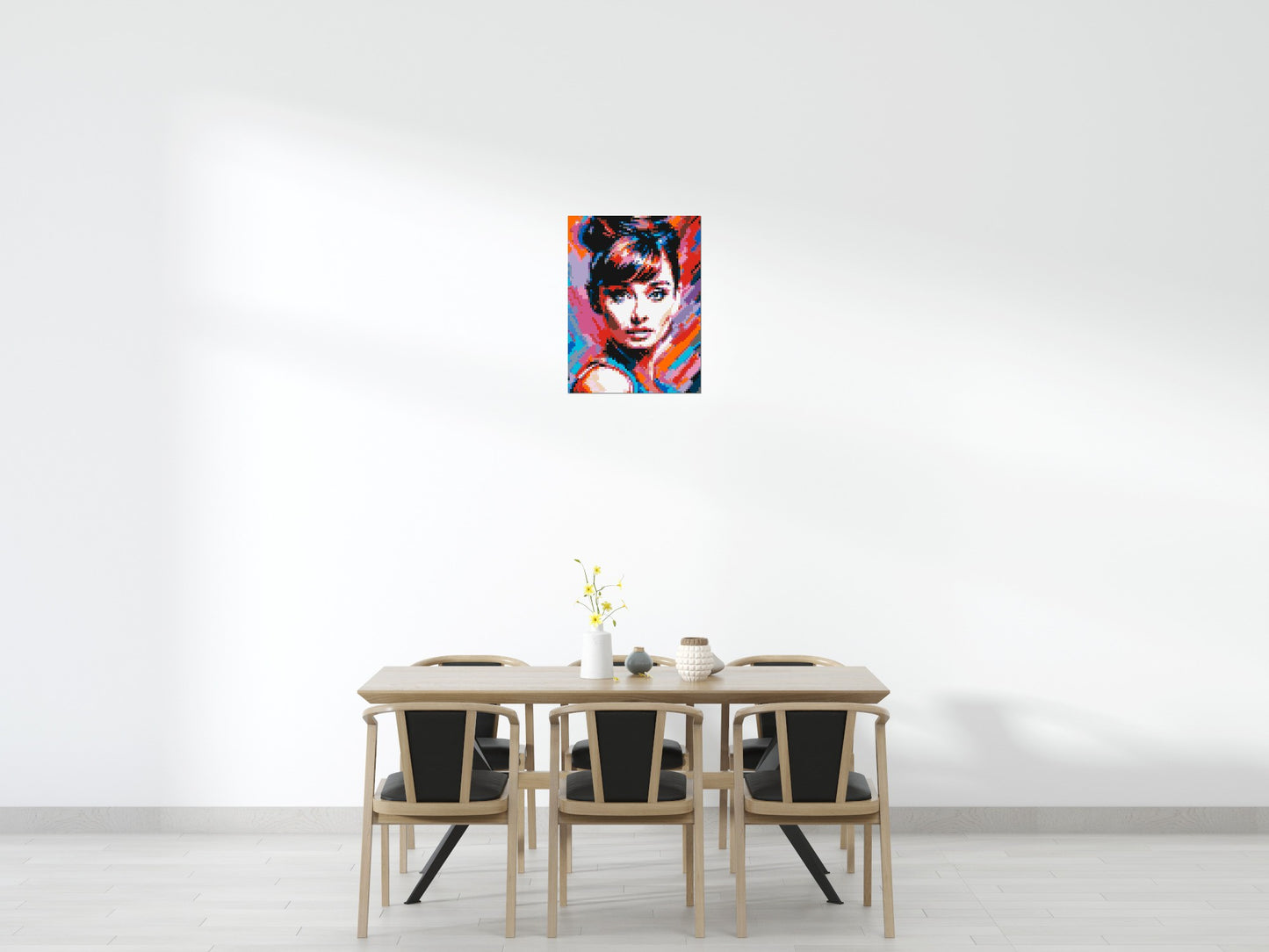 Audrey Hepburn - Brick Art Mosaic Kit 3x4 large