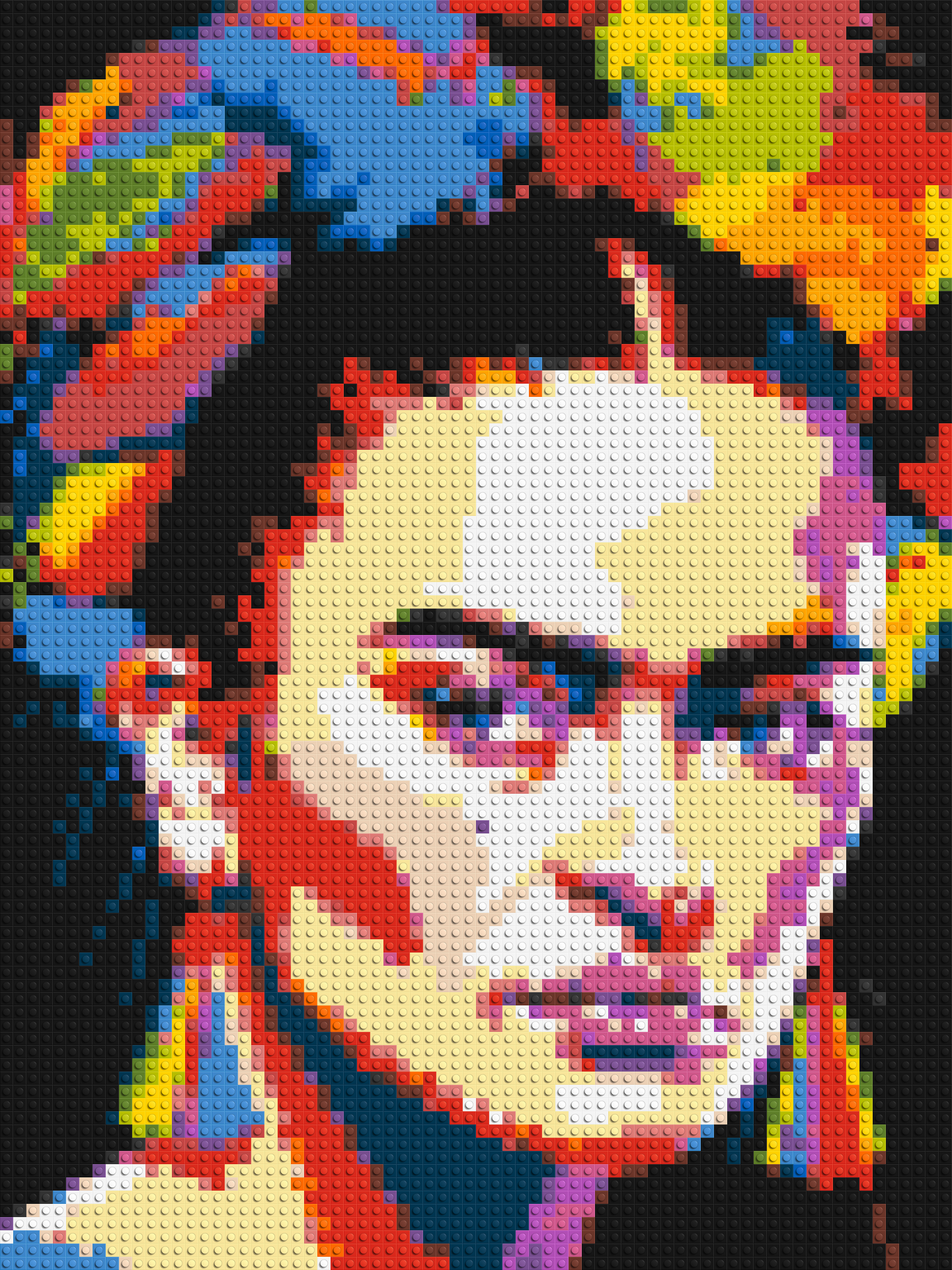 Frida Kahlo - Brick Art Mosaic Kit 3x4 large