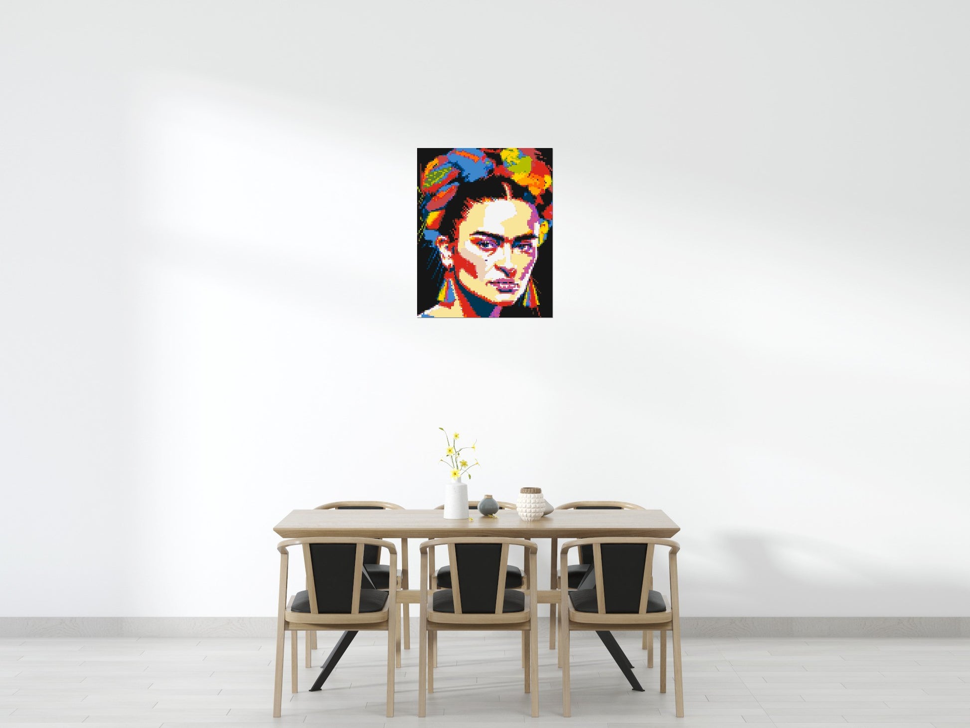 Frida Kahlo - Brick Art Mosaic Kit 4x5 scene