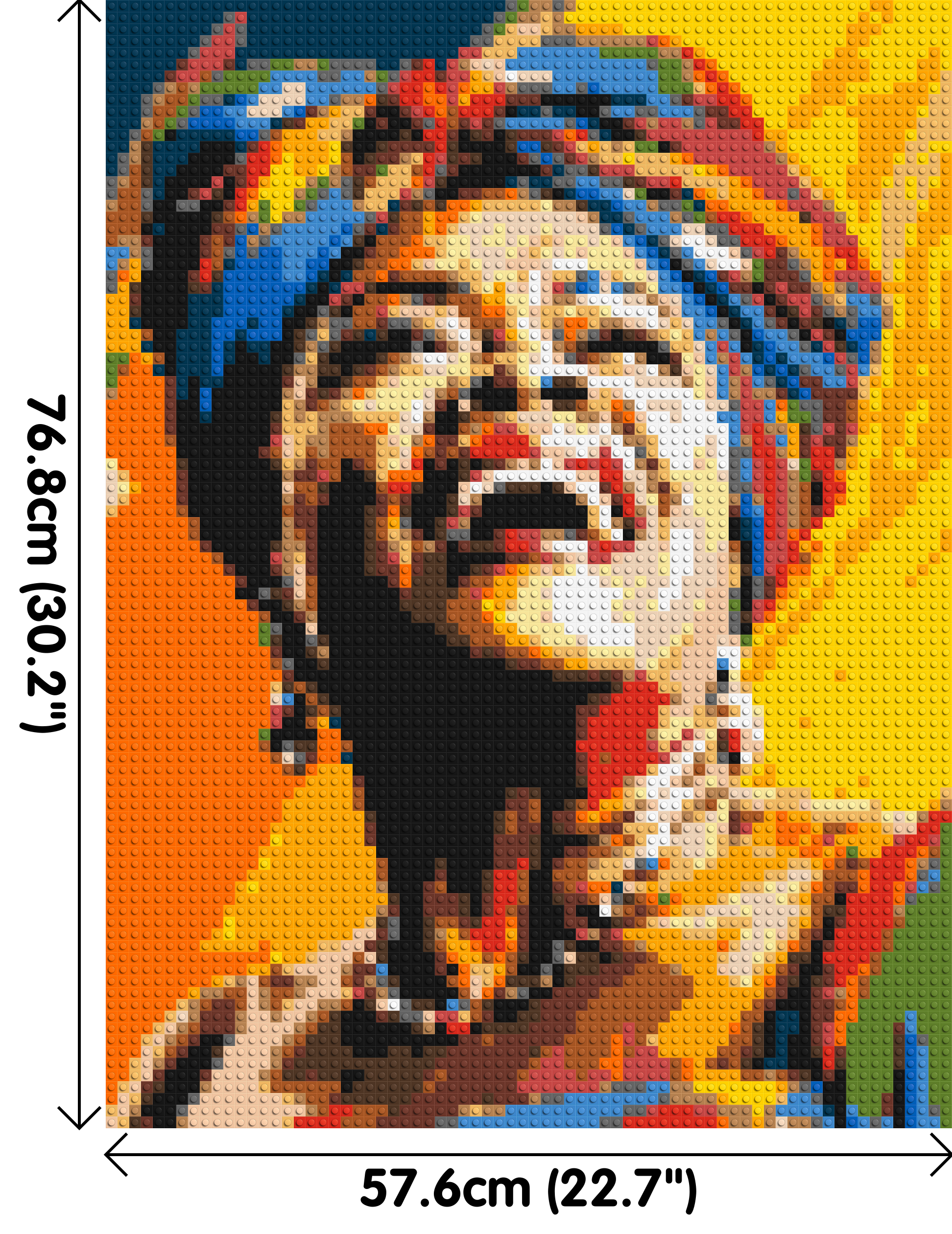 Maya Angelou - Brick Art Mosaic Kit 3x4 dimensions