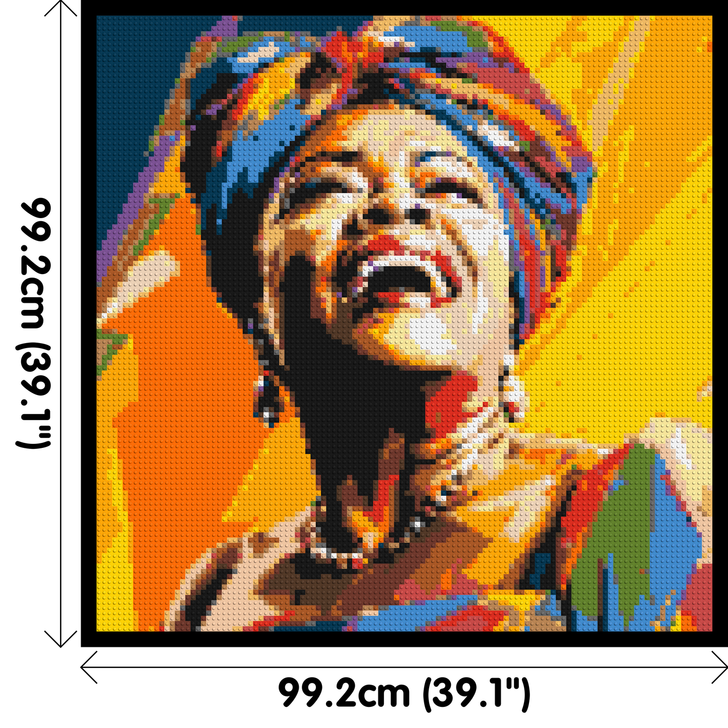 Maya Angelou - Brick Art Mosaic Kit 5x5 large