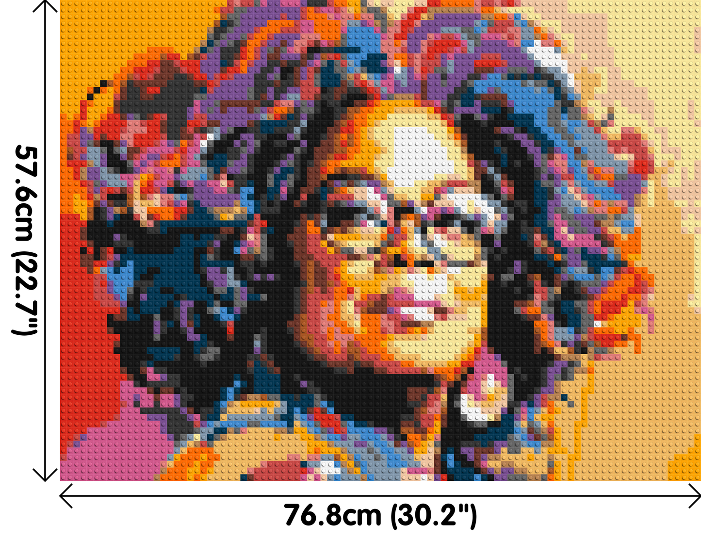 Oprah Winfrey - Brick Art Mosaic Kit 4x3 large