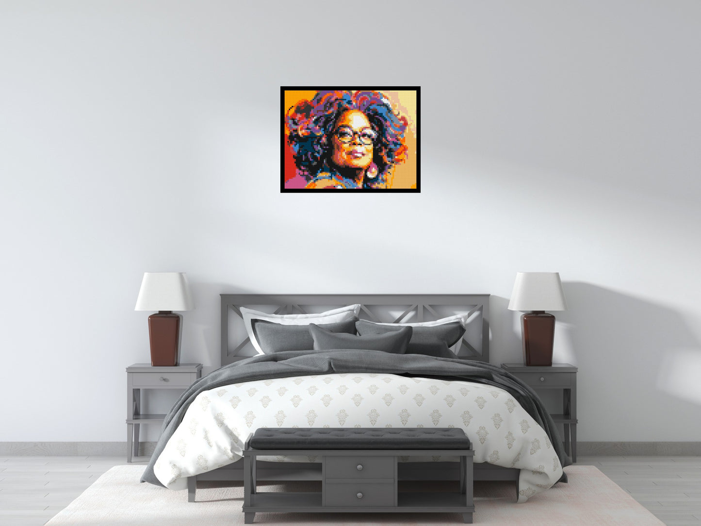 Oprah Winfrey - Brick Art Mosaic Kit 4x3 large