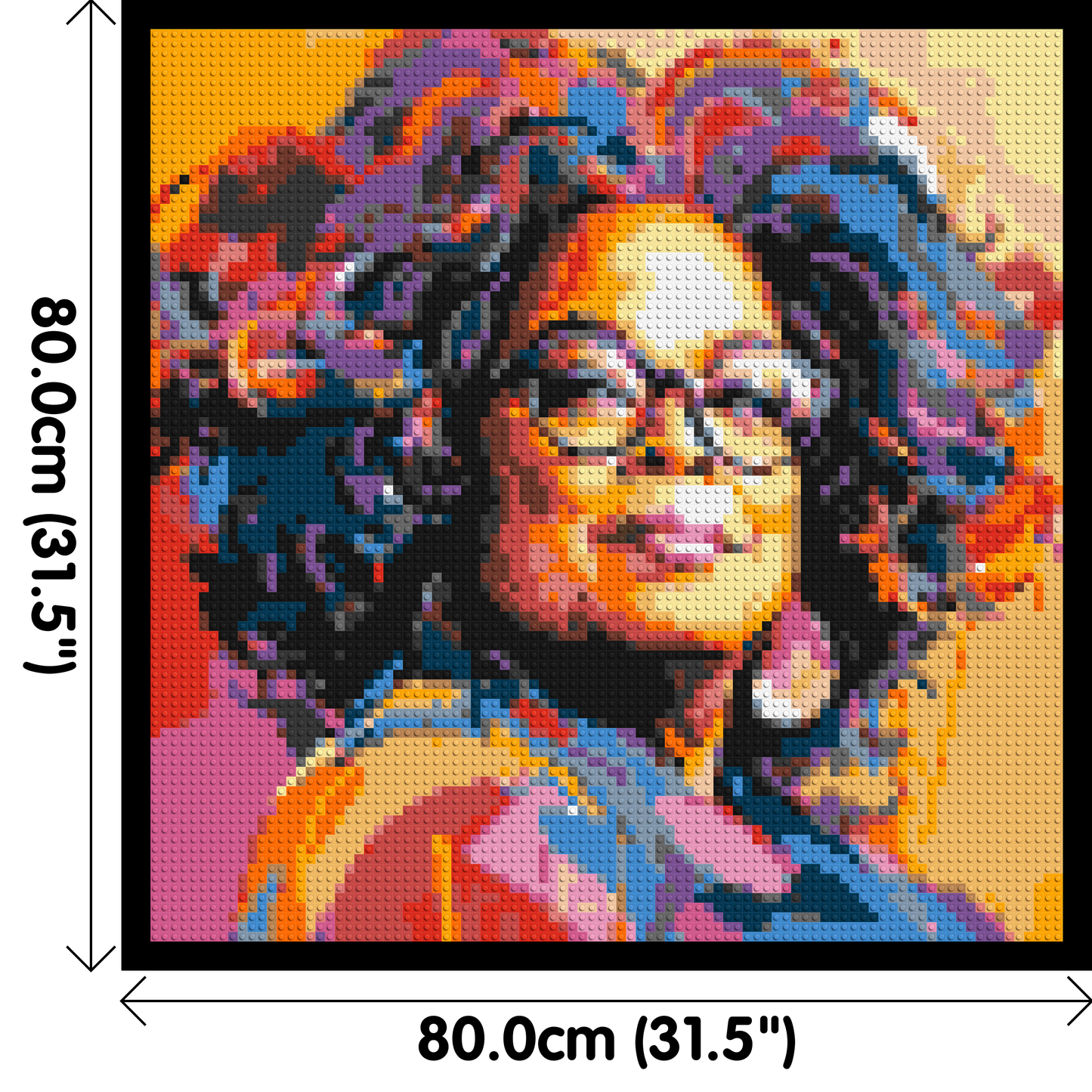 Oprah Winfrey - Brick Art Mosaic Kit 4x4 large