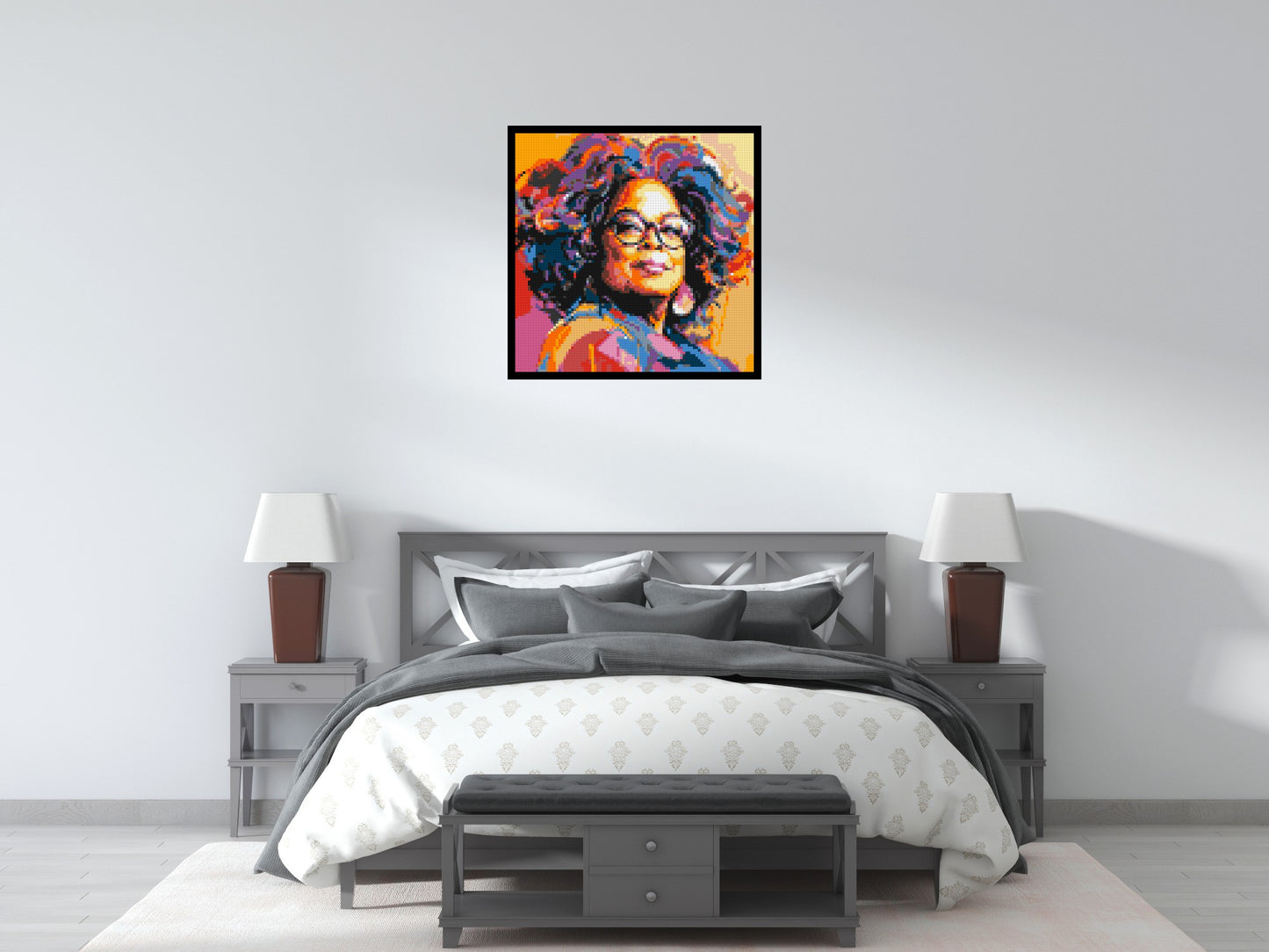 Oprah Winfrey - Brick Art Mosaic Kit 4x4 large