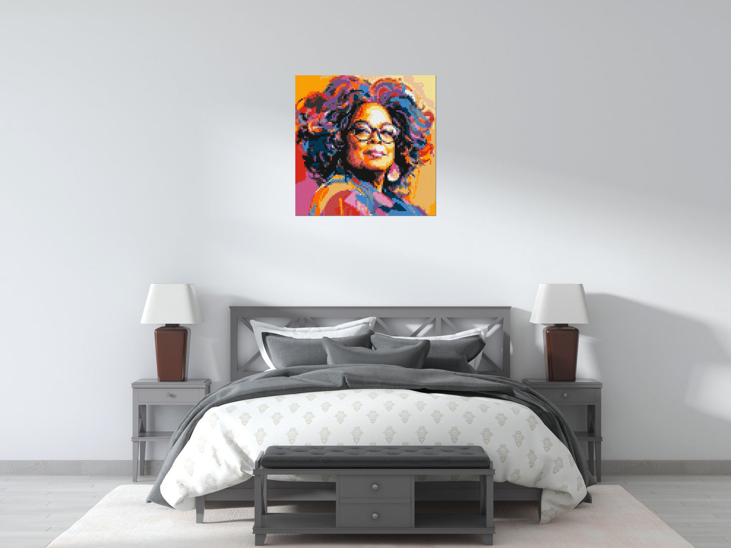 Oprah Winfrey - Brick Art Mosaic Kit 4x4 large