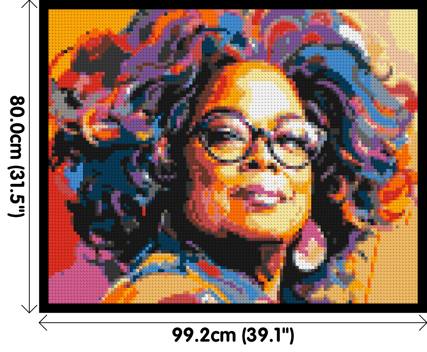 Oprah Winfrey - Brick Art Mosaic Kit 5x4 large