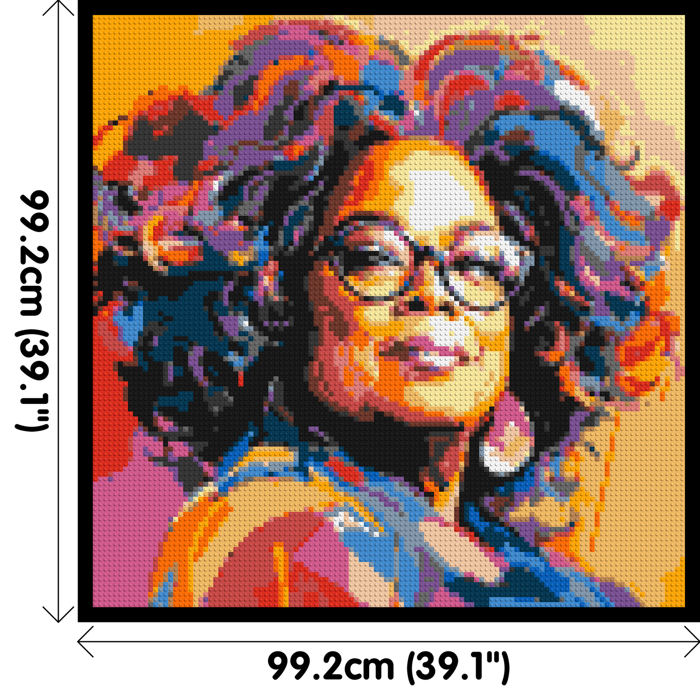 Oprah Winfrey - Brick Art Mosaic Kit 5x5 large