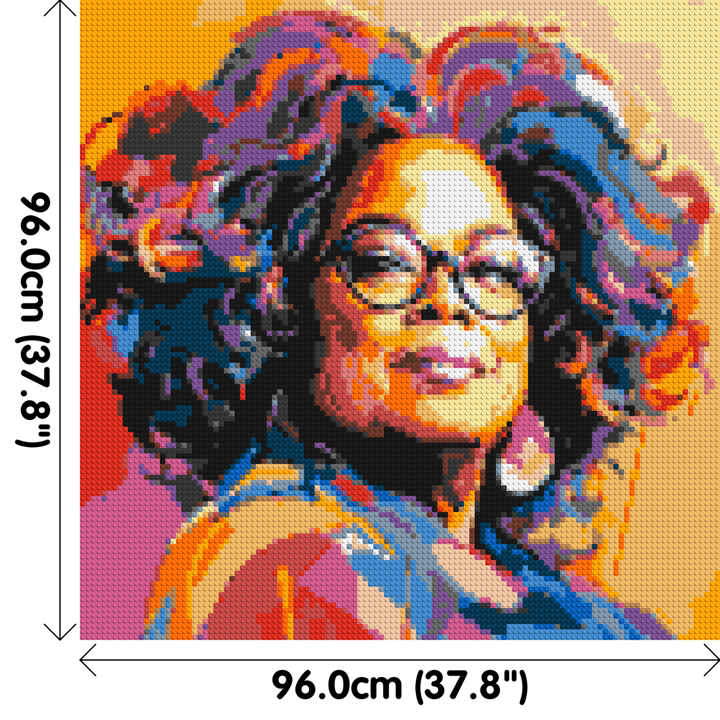 Oprah Winfrey - Brick Art Mosaic Kit 5x5 large