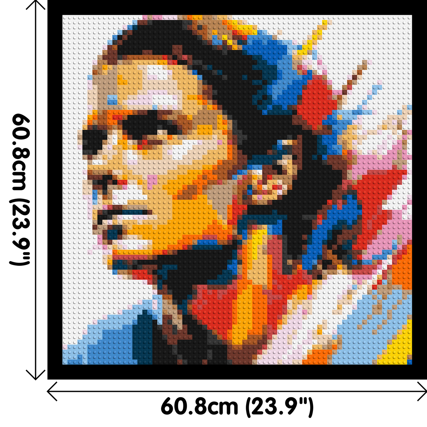 Mia Hamm - Brick Art Mosaic Kit 3x3 large