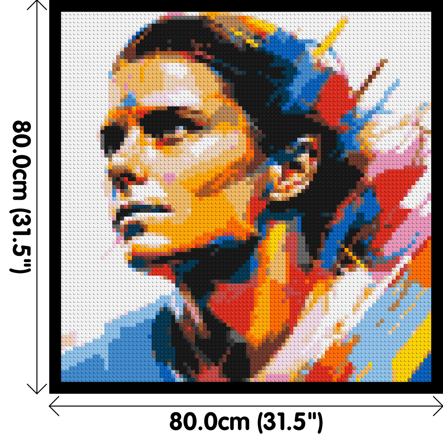 Mia Hamm - Brick Art Mosaic Kit 4x4 large