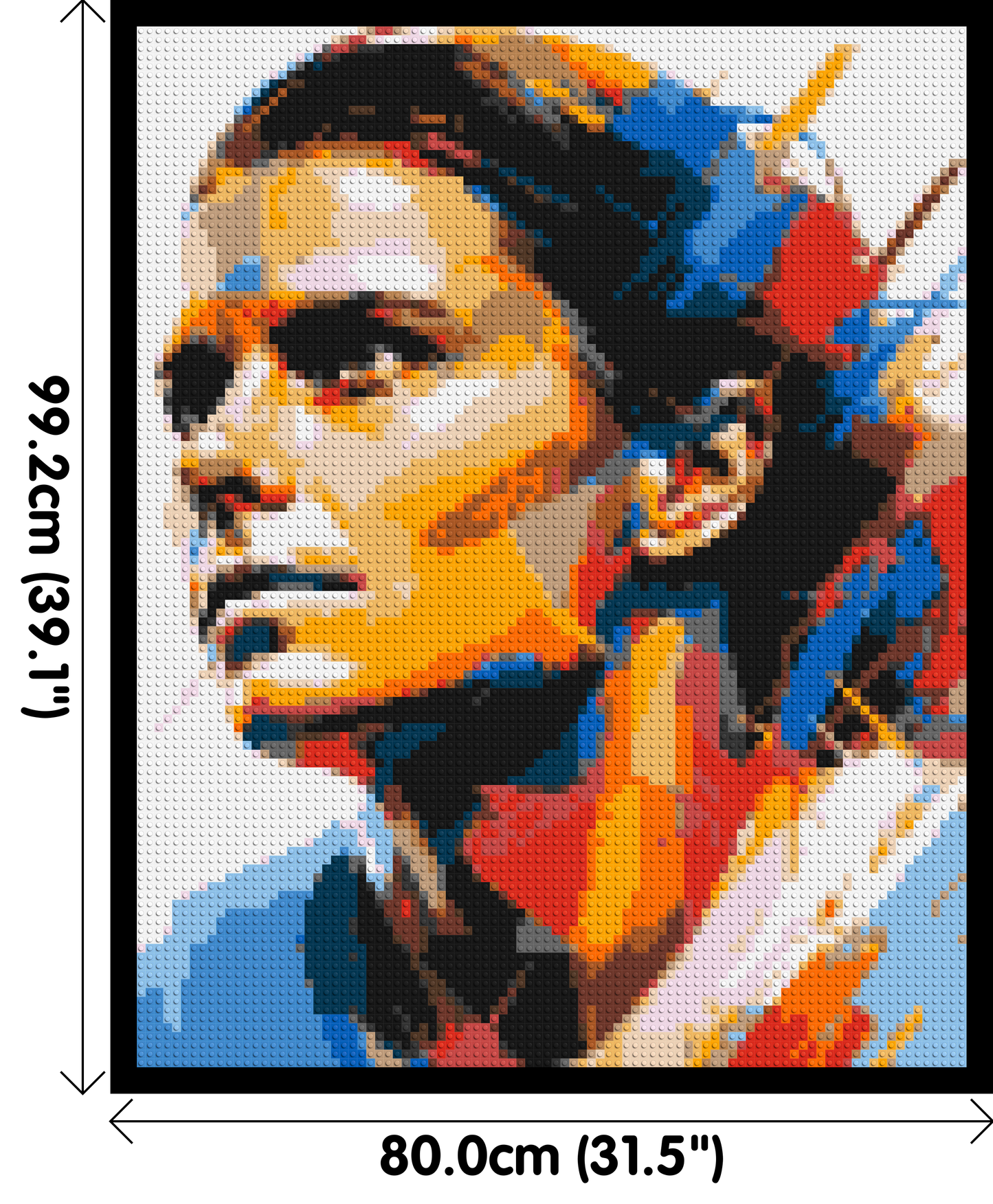 Mia Hamm - Brick Art Mosaic Kit 4x5 large