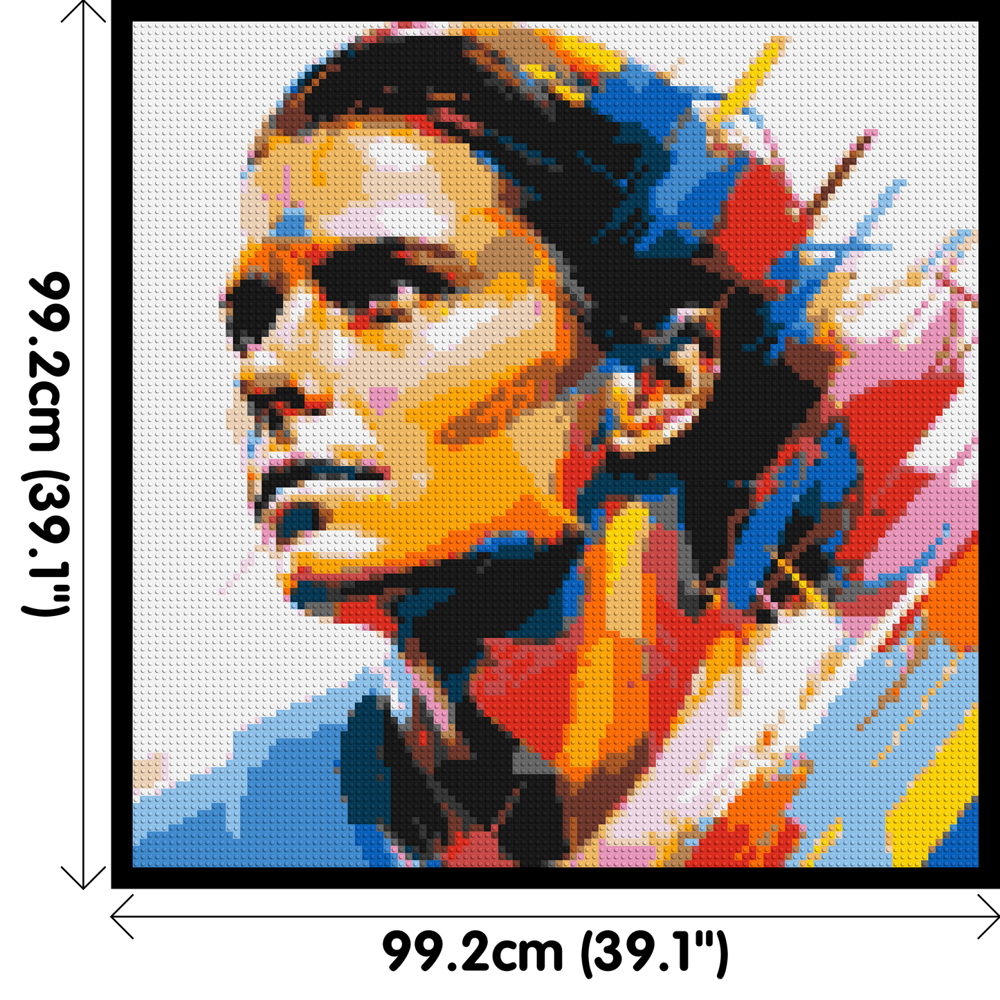 Mia Hamm - Brick Art Mosaic Kit 5x5 large