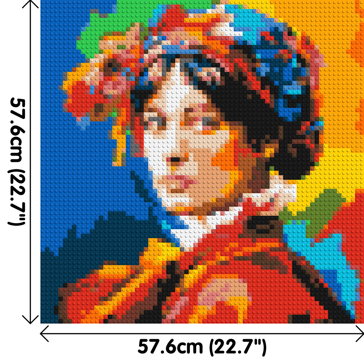 Jane Austen - Brick Art Mosaic Kit 3x3 large