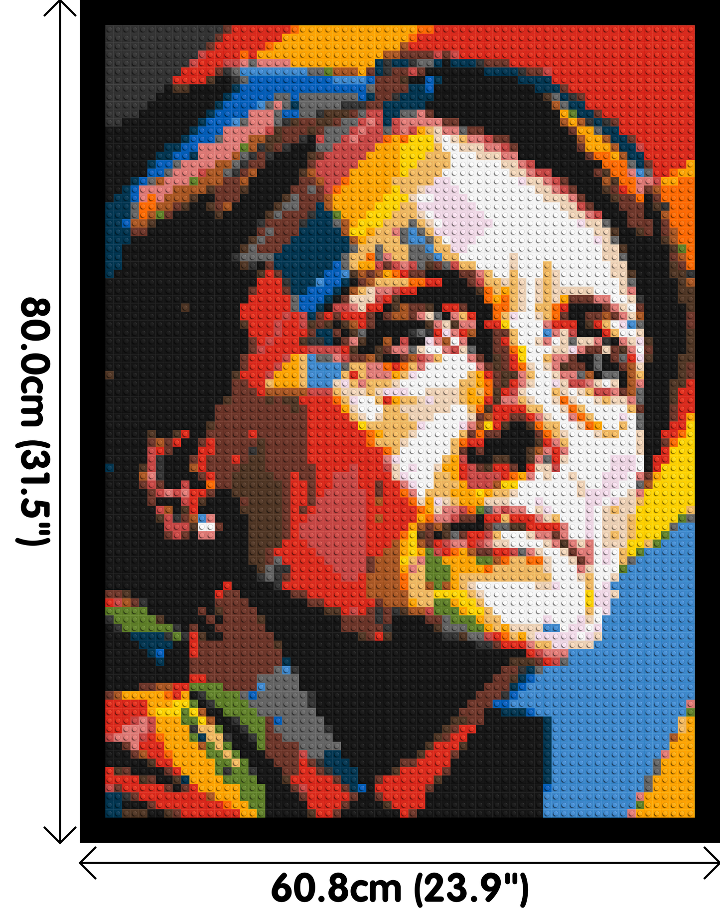 Georgia O'Keeffe - Brick Art Mosaic Kit 3x4 large