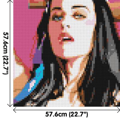 Katy Perry #2 - Brick Art Mosaic Kit 3x3 large