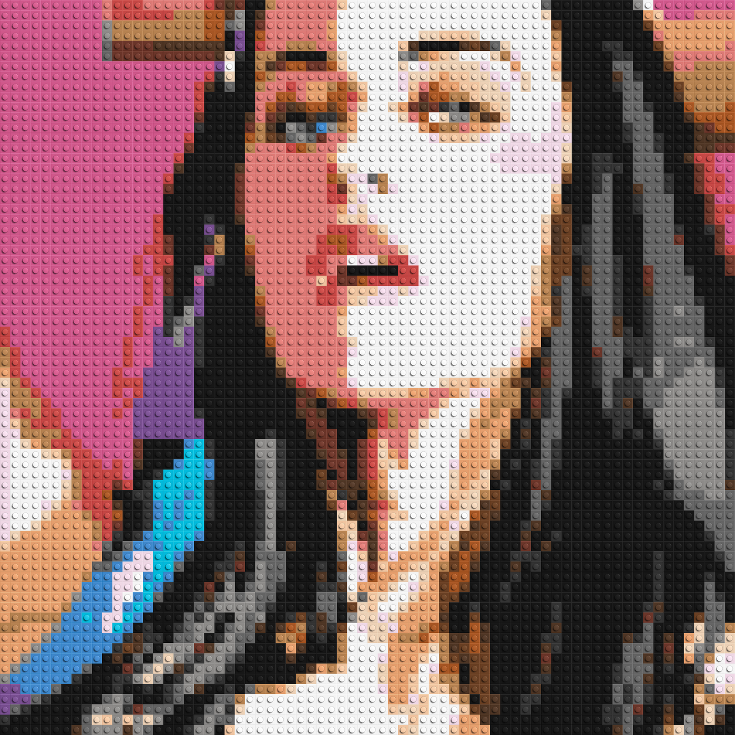 Katy Perry #2 - Brick Art Mosaic Kit 3x3 large