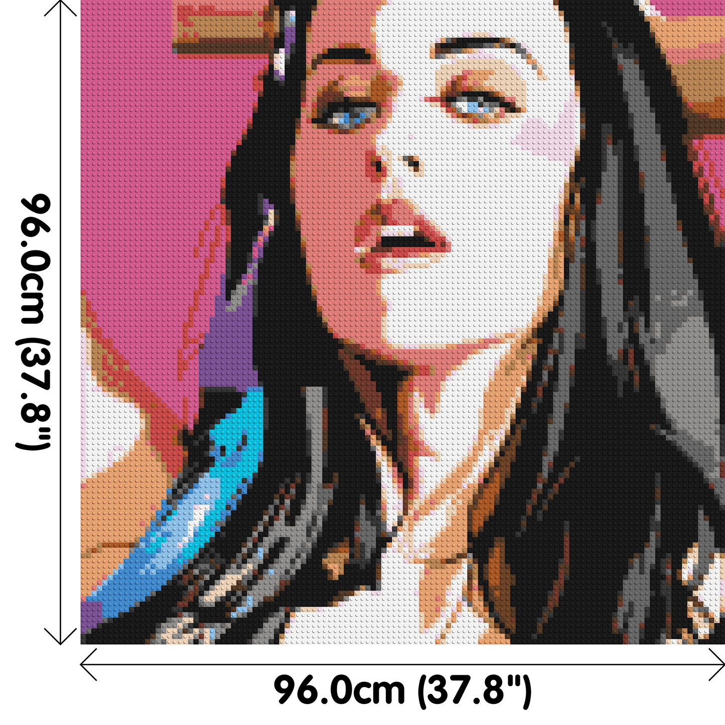 Katy Perry #2 - Brick Art Mosaic Kit 5x5 large