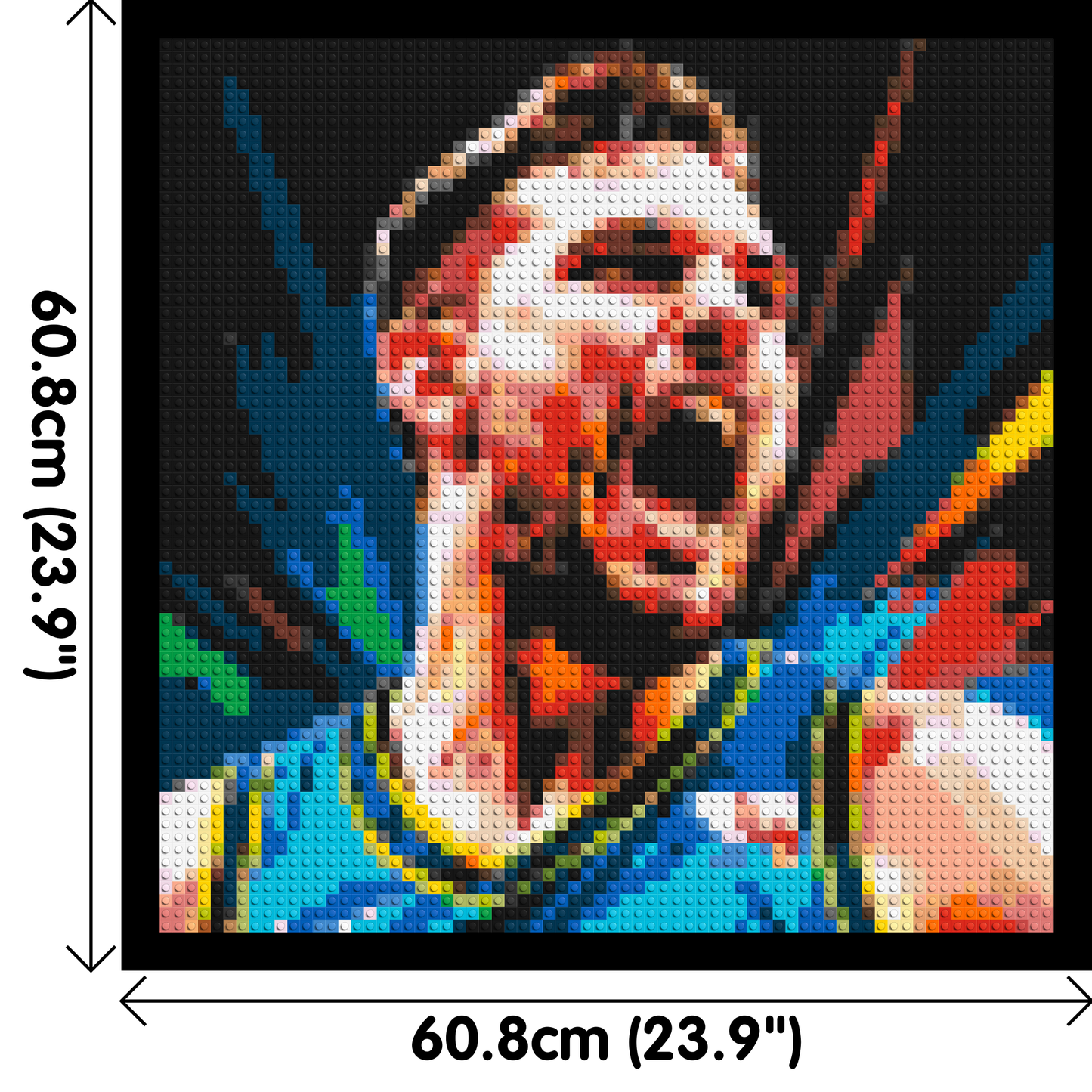 Luka Dončić - Brick Art Mosaic Kit 3x3 large