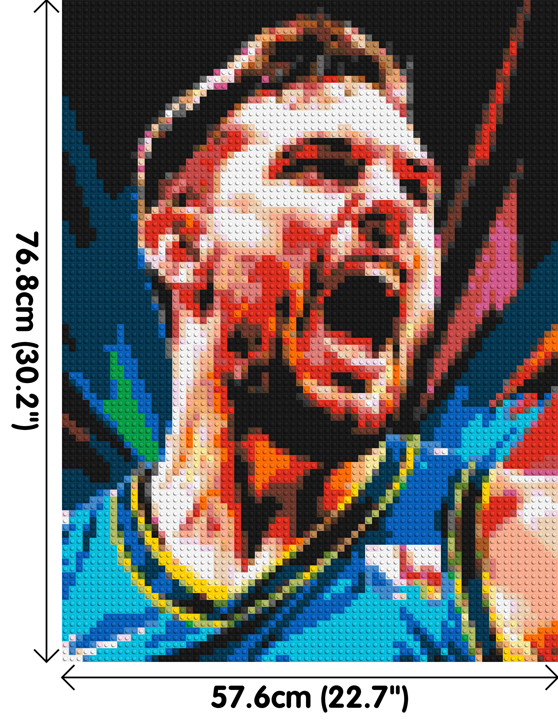 Luka Dončić - Brick Art Mosaic Kit 3x4 dimensions