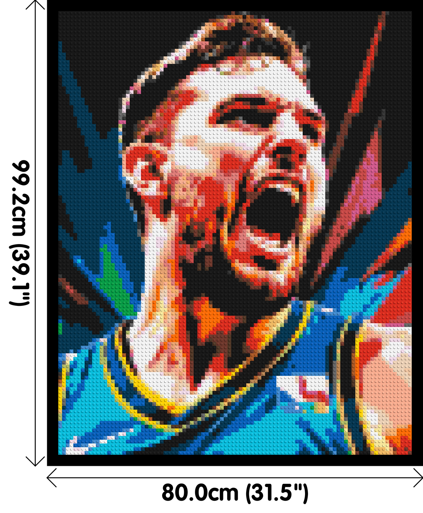 Luka Dončić - Brick Art Mosaic Kit 4x5 large