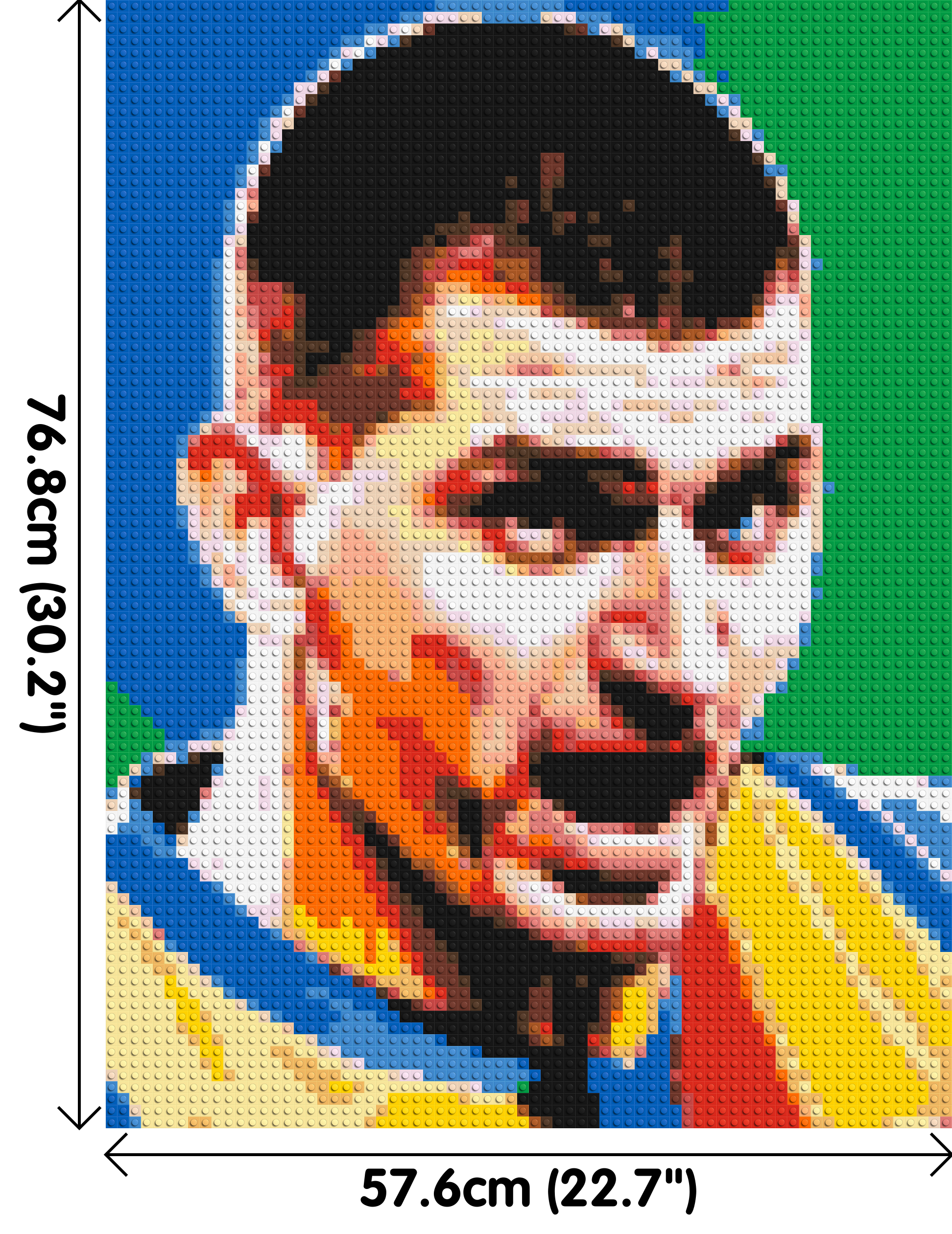 Nikola Jokić - Brick Art Mosaic Kit 3x4 dimensions