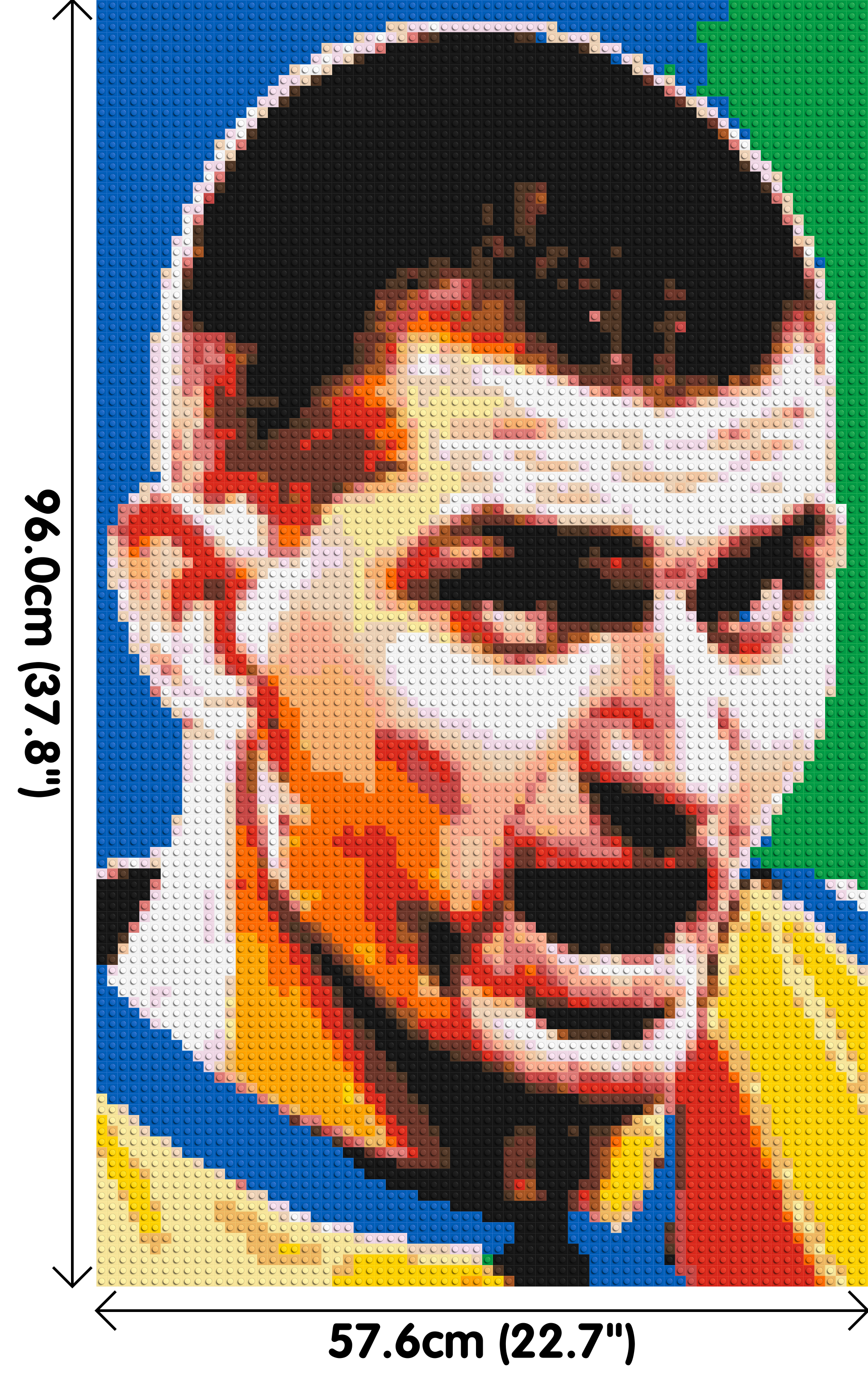 Nikola Jokić - Brick Art Mosaic Kit 3x5 dimensions