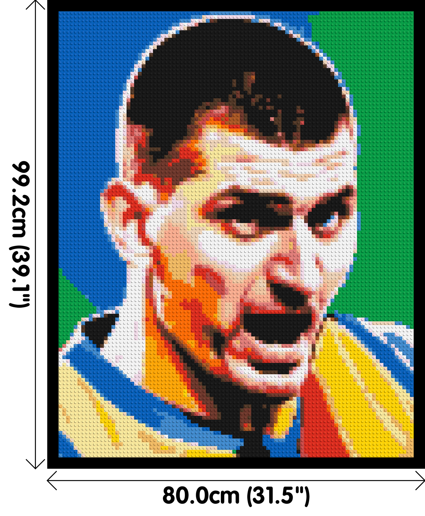 Nikola Jokić - Brick Art Mosaic Kit 4x5 large