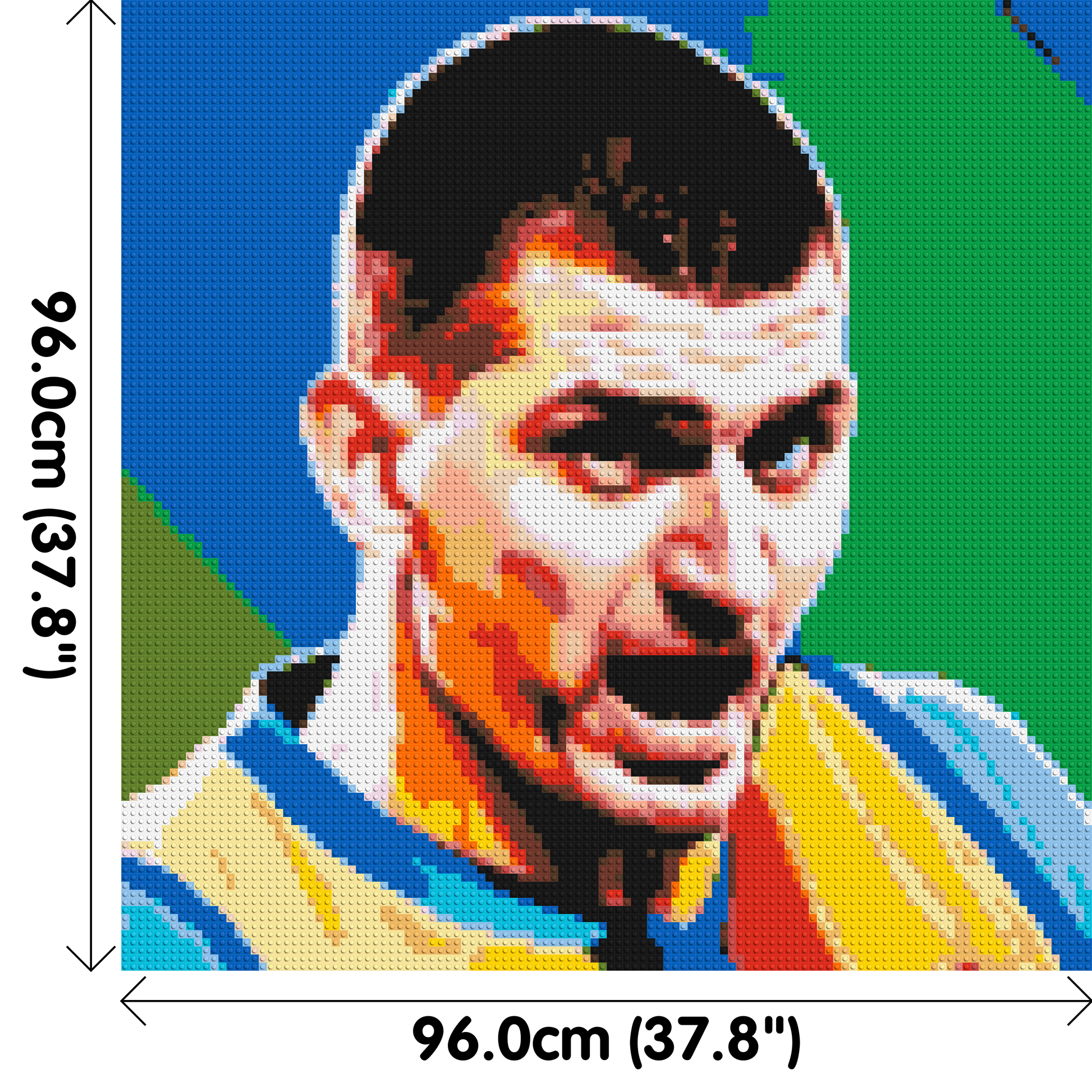 Nikola Jokić - Brick Art Mosaic Kit 5x5 dimensions