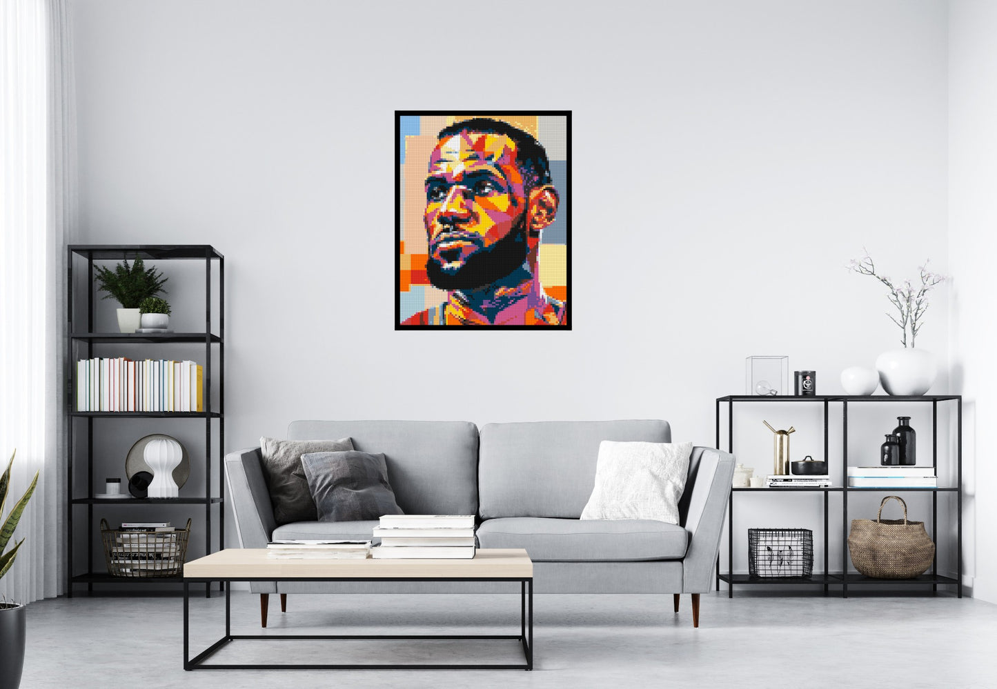 LeBron James - Brick Art Mosaic Kit 4x5 large