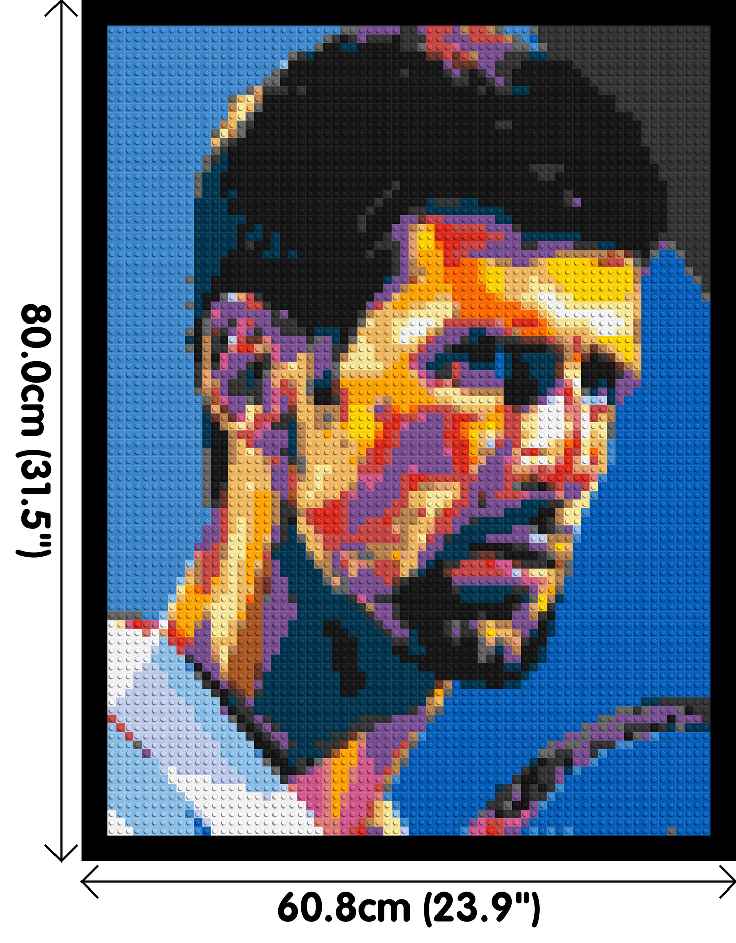 Novak Djokovic - Brick Art Mosaic Kit 3x4 large