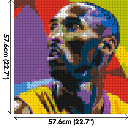 Kobe Bryant - Brick Art Mosaic Kit 3x3 large