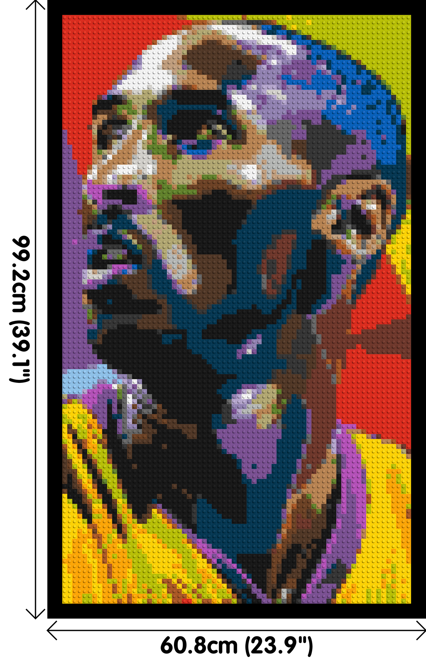 Kobe Bryant - Brick Art Mosaic Kit 3x5 large