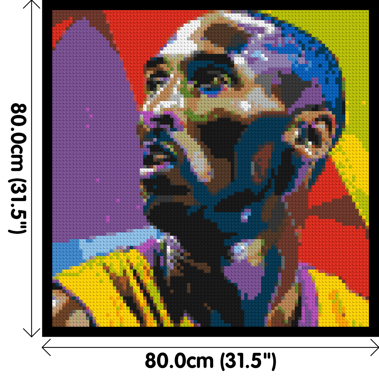 Kobe Bryant - Brick Art Mosaic Kit 4x4 large