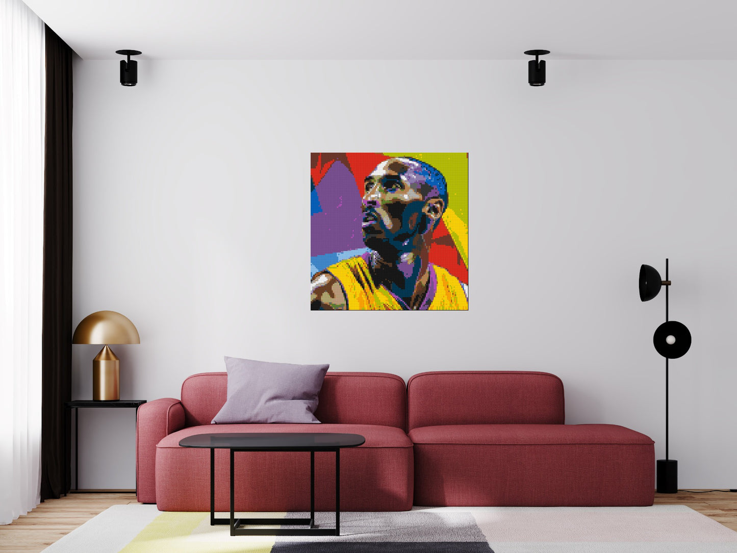 Kobe Bryant - Brick Art Mosaic Kit 5x5 large