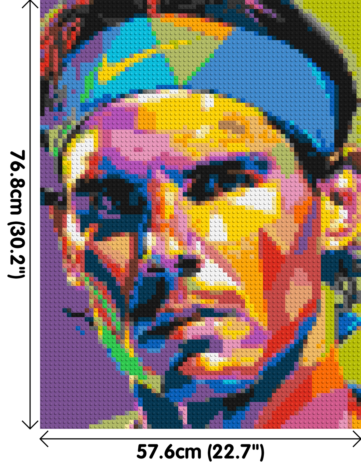 Rafael Nadal - Brick Art Mosaic Kit 3x4 large