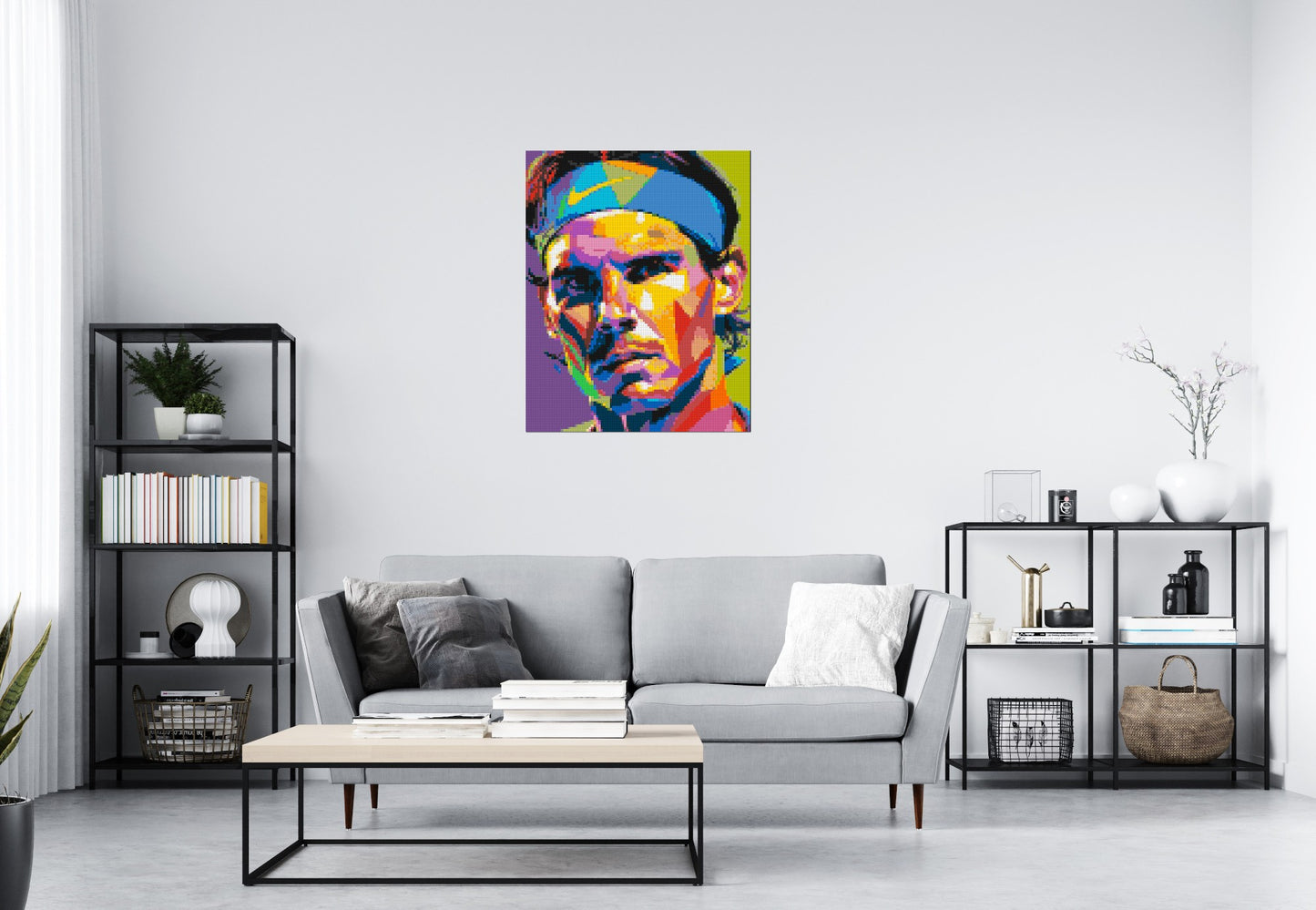 Rafael Nadal - Brick Art Mosaic Kit 4x5 large