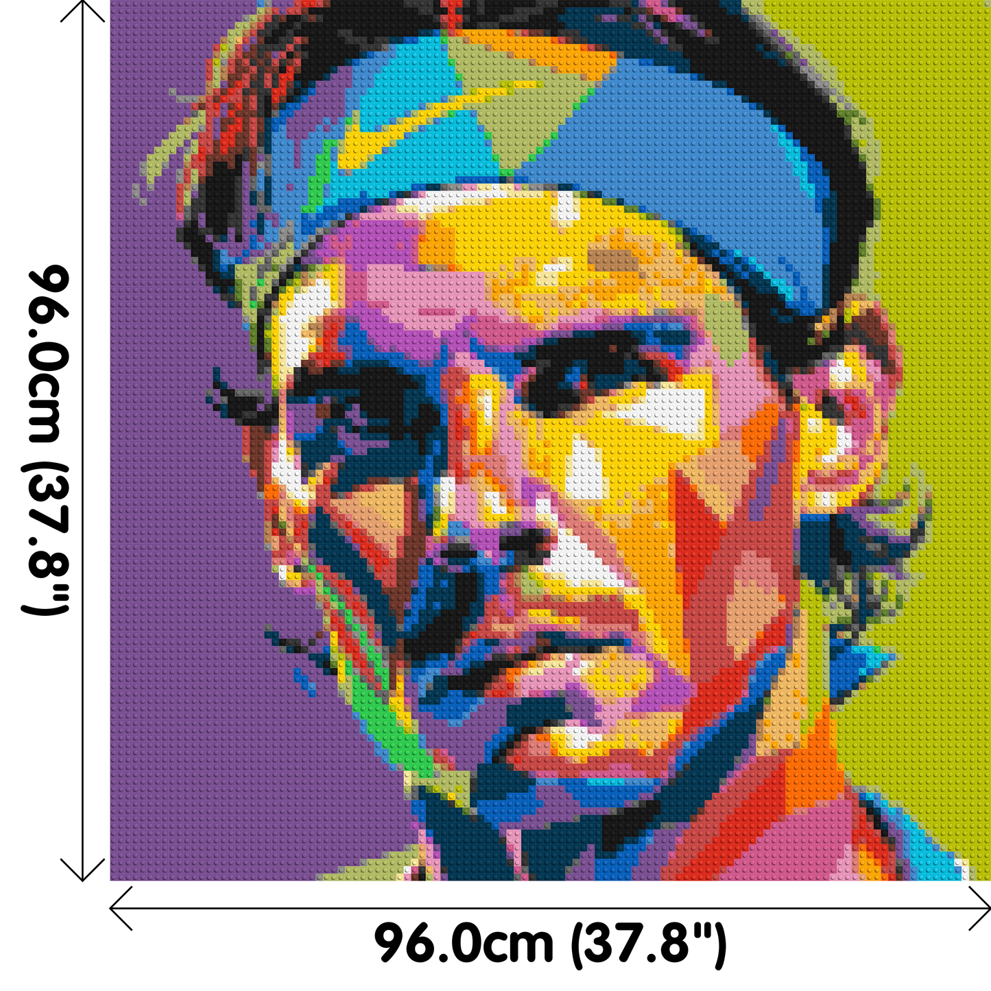 Rafael Nadal - Brick Art Mosaic Kit 5x5 large