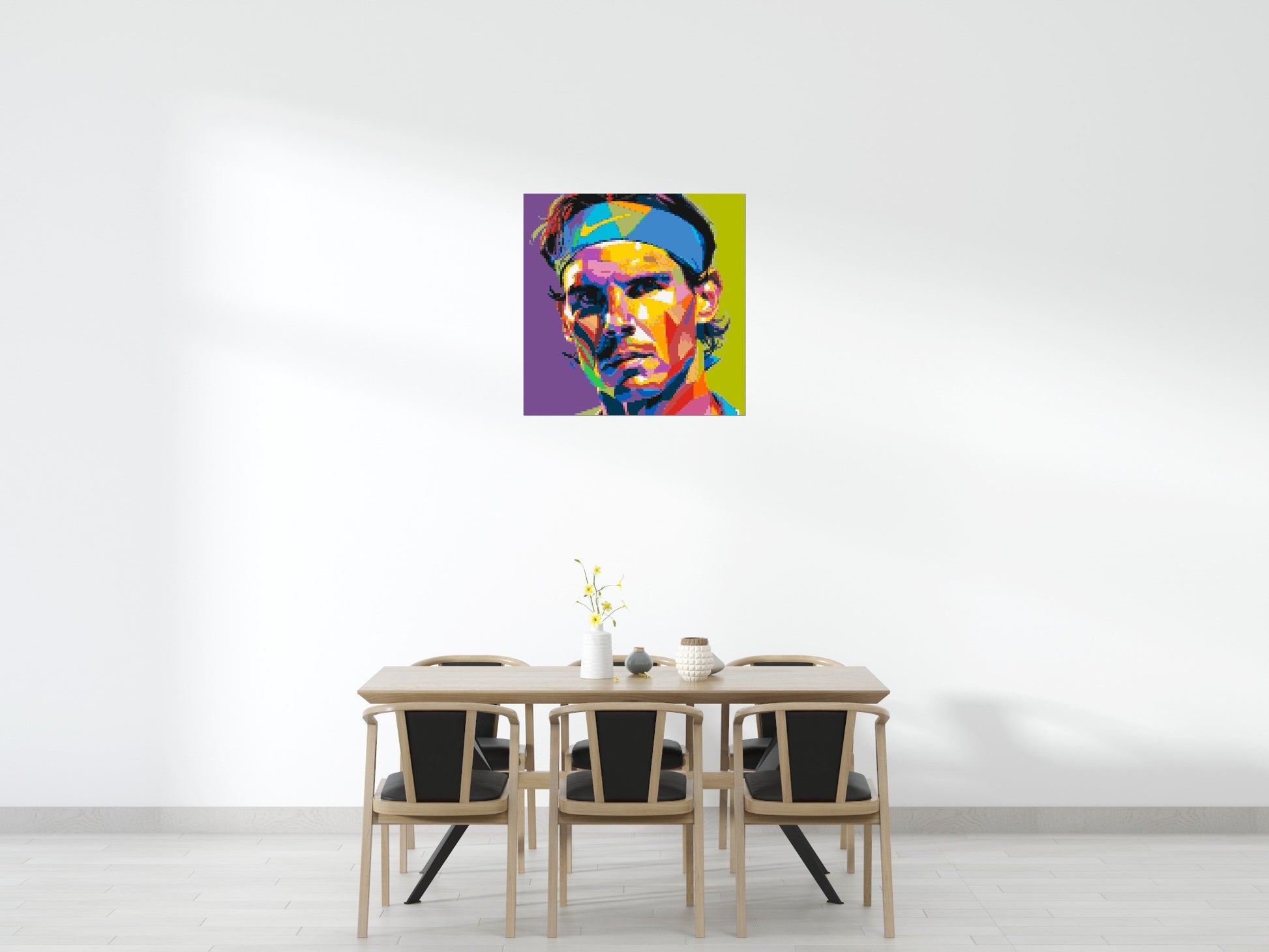 Rafael Nadal - Brick Art Mosaic Kit 5x5 scene