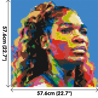 Serena Williams - Brick Art Mosaic Kit 3x3 large