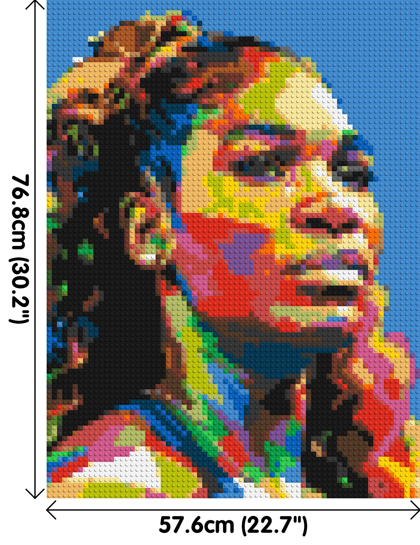 Serena Williams - Brick Art Mosaic Kit 3x4 large