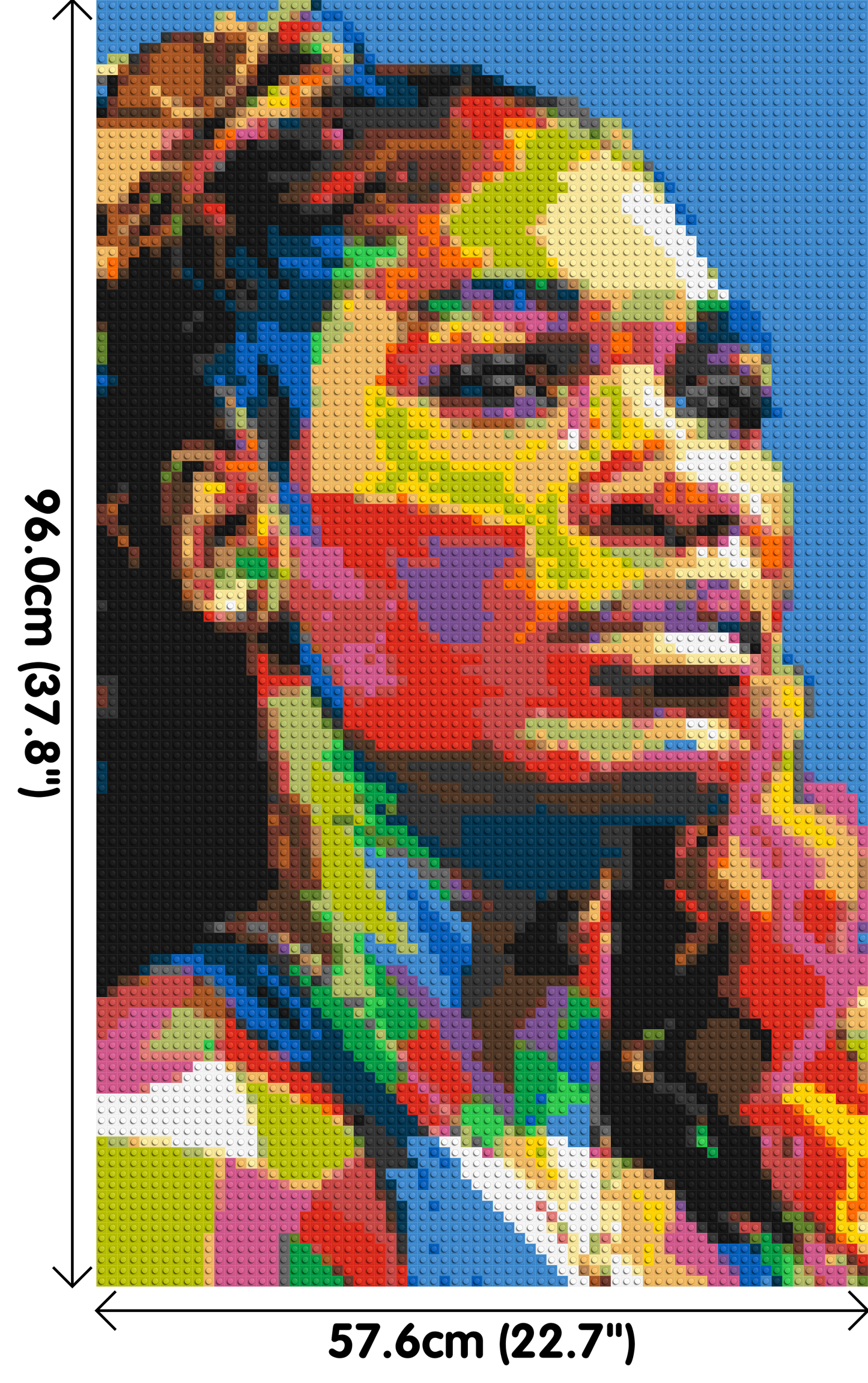 Serena Williams - Brick Art Mosaic Kit 3x5 large