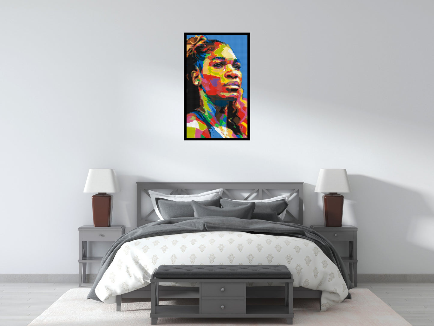 Serena Williams - Brick Art Mosaic Kit 3x5 large